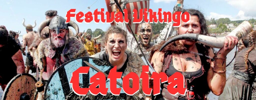 Festival Vikingo de Catoira, vikingos en acción