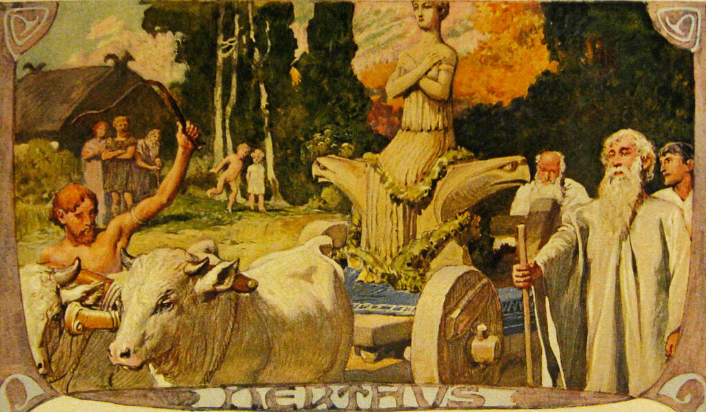 Nerthus en la mitología nórdica  Emil Doepler