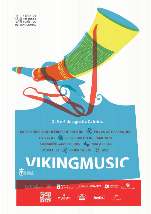 Catoira Fiesta Vikinga cartel vikingmusic 2024